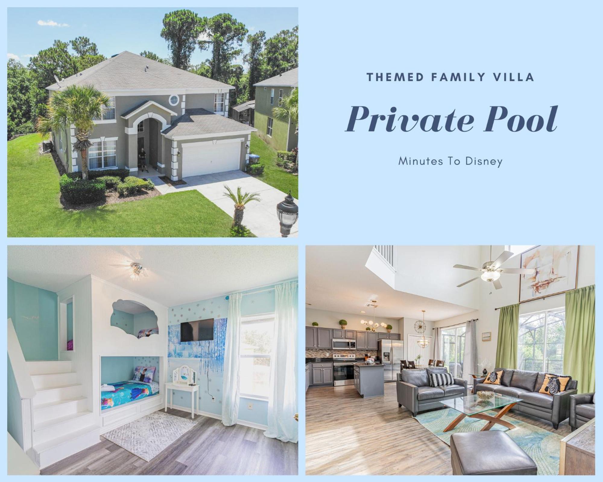 Themed Villa, 12 Min To Disney, Resort Access Орландо Экстерьер фото
